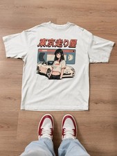 Retro Jdm Car T-shirt 90s Anime Japanese Streetwear