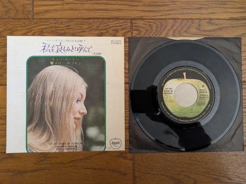 MARY HOPKIN Let My Name Be Sorrow Japan 45rpm 7" Apple AR-2890 The Beatles