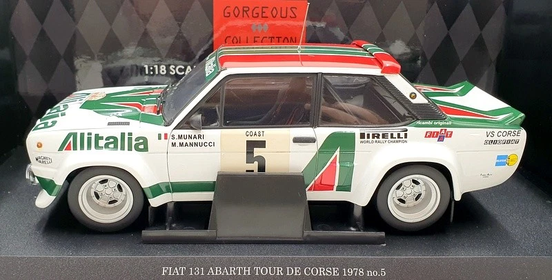 Kyosho escala 1/18 diecast 08371C - Fiat Abarth #5 Tour De Corse 1978 Foto 3 de 4