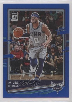 2020-21 Panini Donruss Optic Blue Prizm 4/59 Miles Bridges #21 ni4