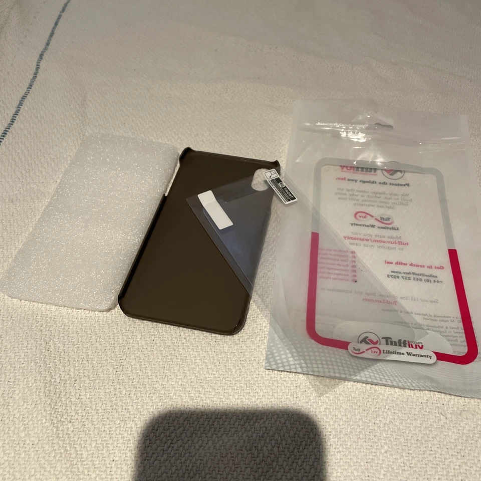 Сменный чехол Alston Craig для iPhone Xs коричневый с протектором экрана - Изображение 3 из 4