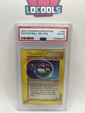 PSA 6 Pokemon MASTER BALL - eReader EXPEDITION Base Set Reverse Holo 143/165 on eBay