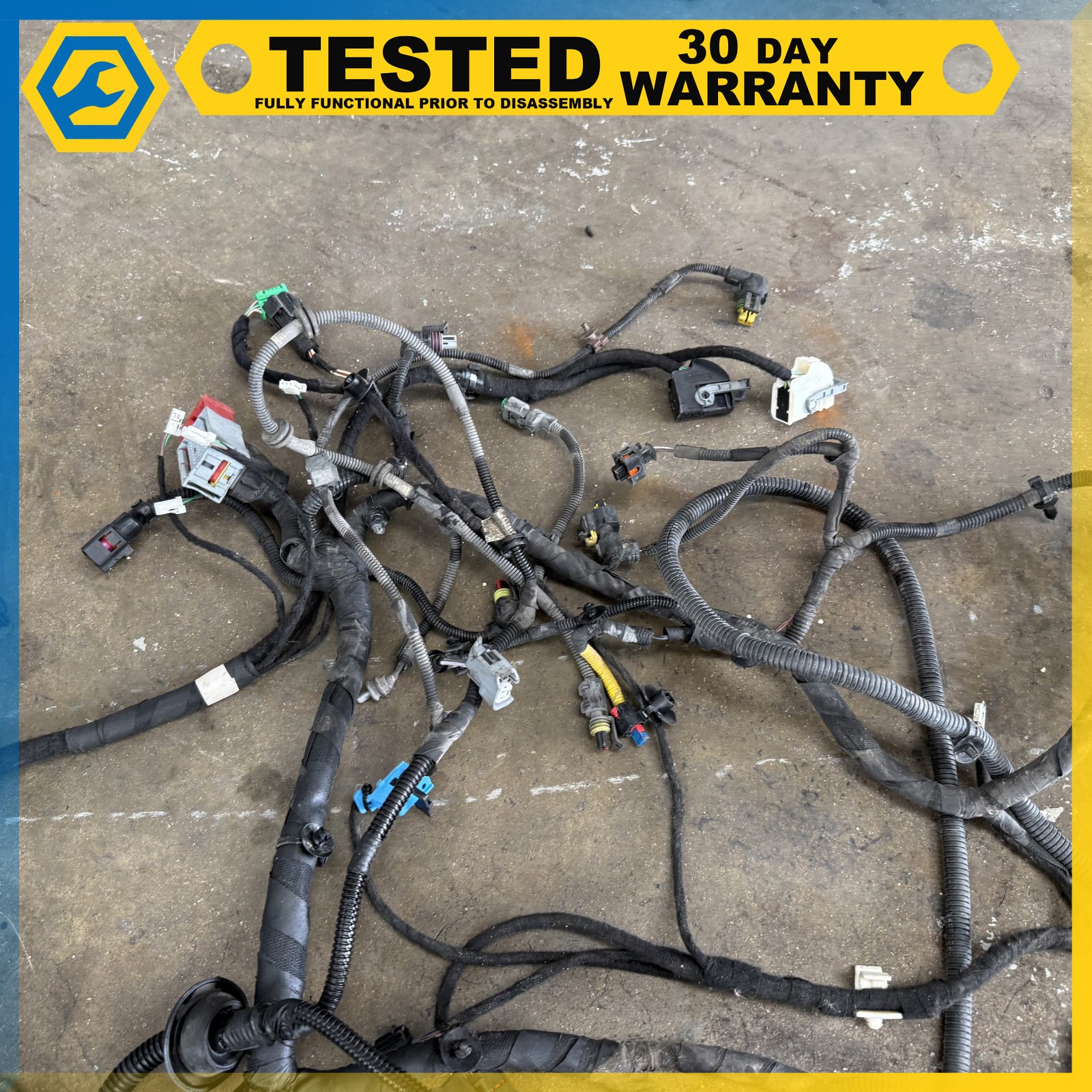 14-16 MASERATI GHIBLI 3.0L F160 ENGINE BAY WIRE WIRING HARNESS W/ FUSE BOX OEM