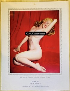 Marilyn Monroe Calendar 1954 Tom Kelly Golden Dreams Litho Rare Special Edition