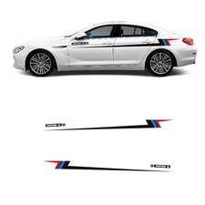 Pegatinas lateral Tricolor compatible con BMW Serie 6