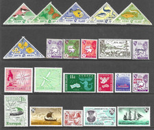 Herm Island 1954-1969 Mixed Selection 22 x Values MH/Used