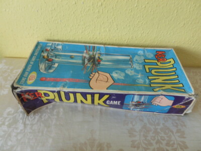 Vintage Ideal 1967 Kerplunk Marmor Spiel Spielzeug komplett. Die Box ist in vernünftigem c