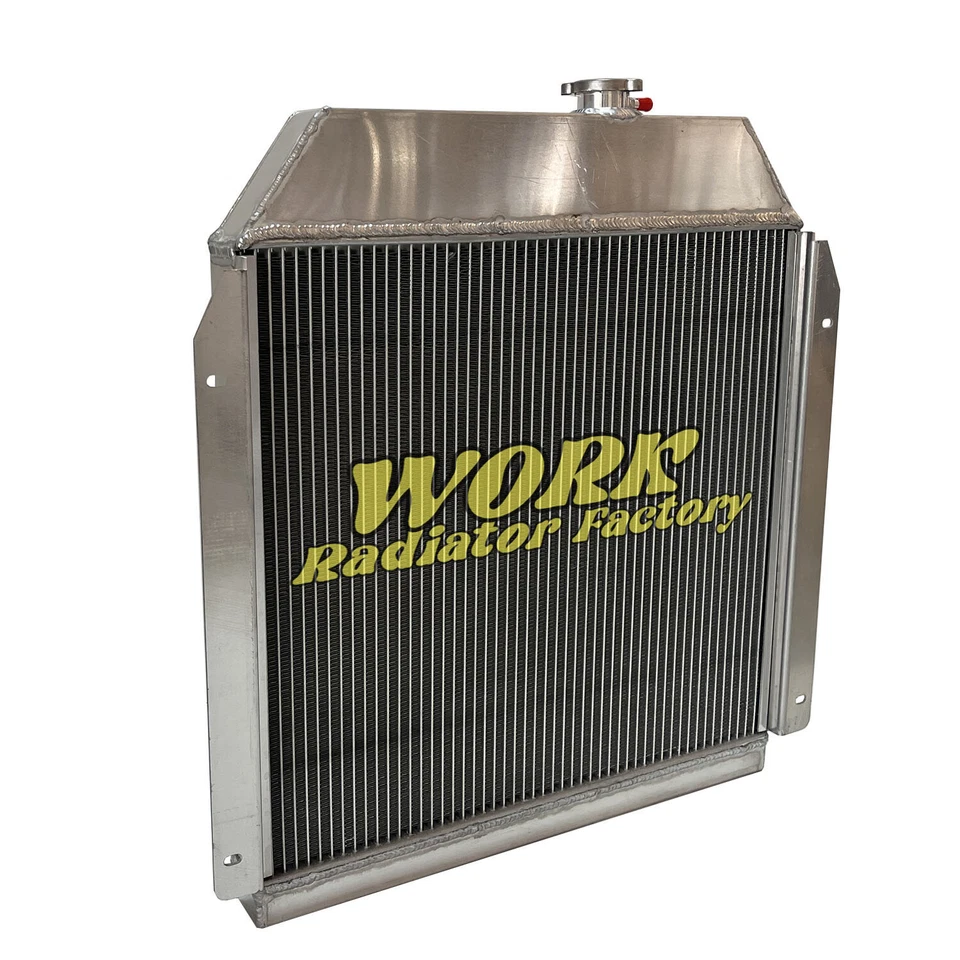 Radiador para 1949-1952 1950 1951 Plymouth Dodge Chrysler y DeSoto recto 6 MT Foto 4 de 4