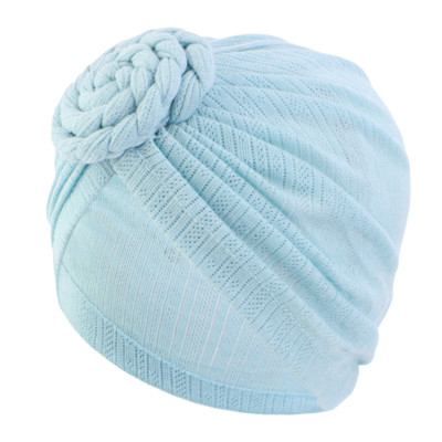 Indian Women Twist Knot Braid Turban Hijab Hat Women African Head Wrap Chemo Cap