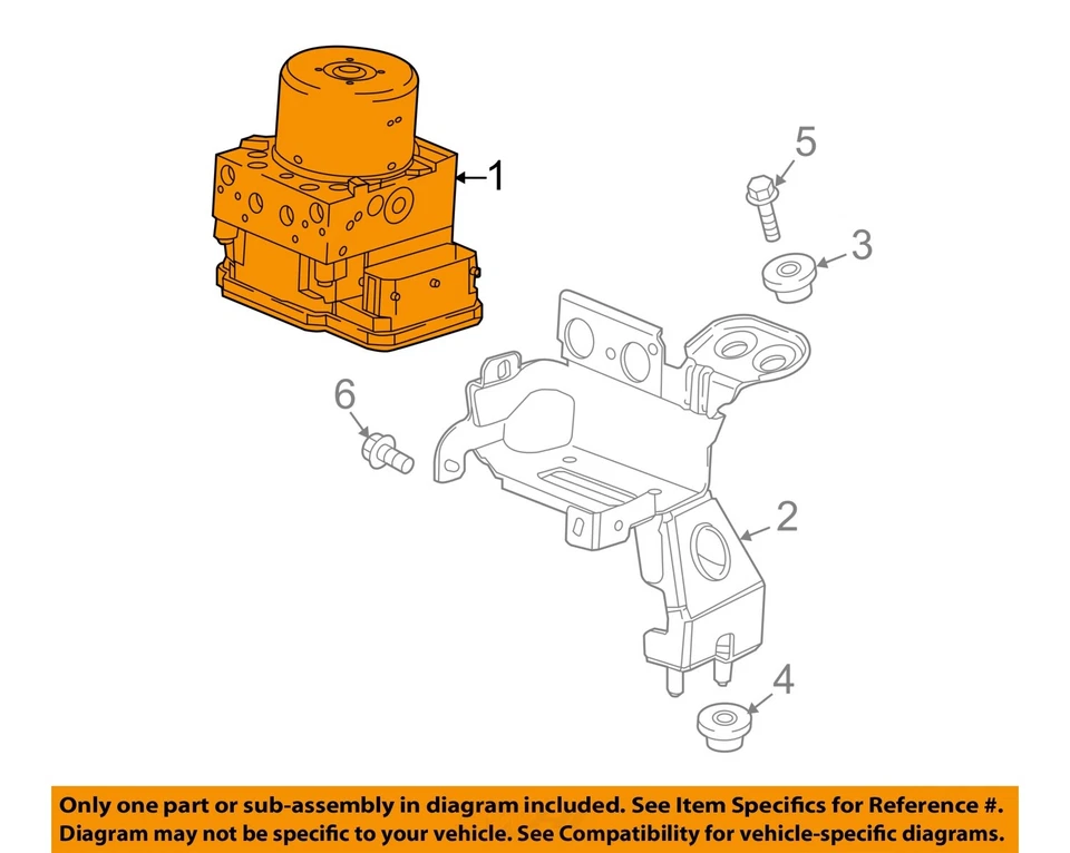 Б/у гидравлическая сборка ABS подходит для: 2017 Buick Cascada класса A - Изображение 3 из 4