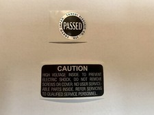 Sansui Cabinet Restoration Sticker Set