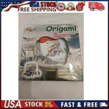 Yasutomo Deluxe Origami Kit with Pre-Printed Folding Paper, Polar Animals 