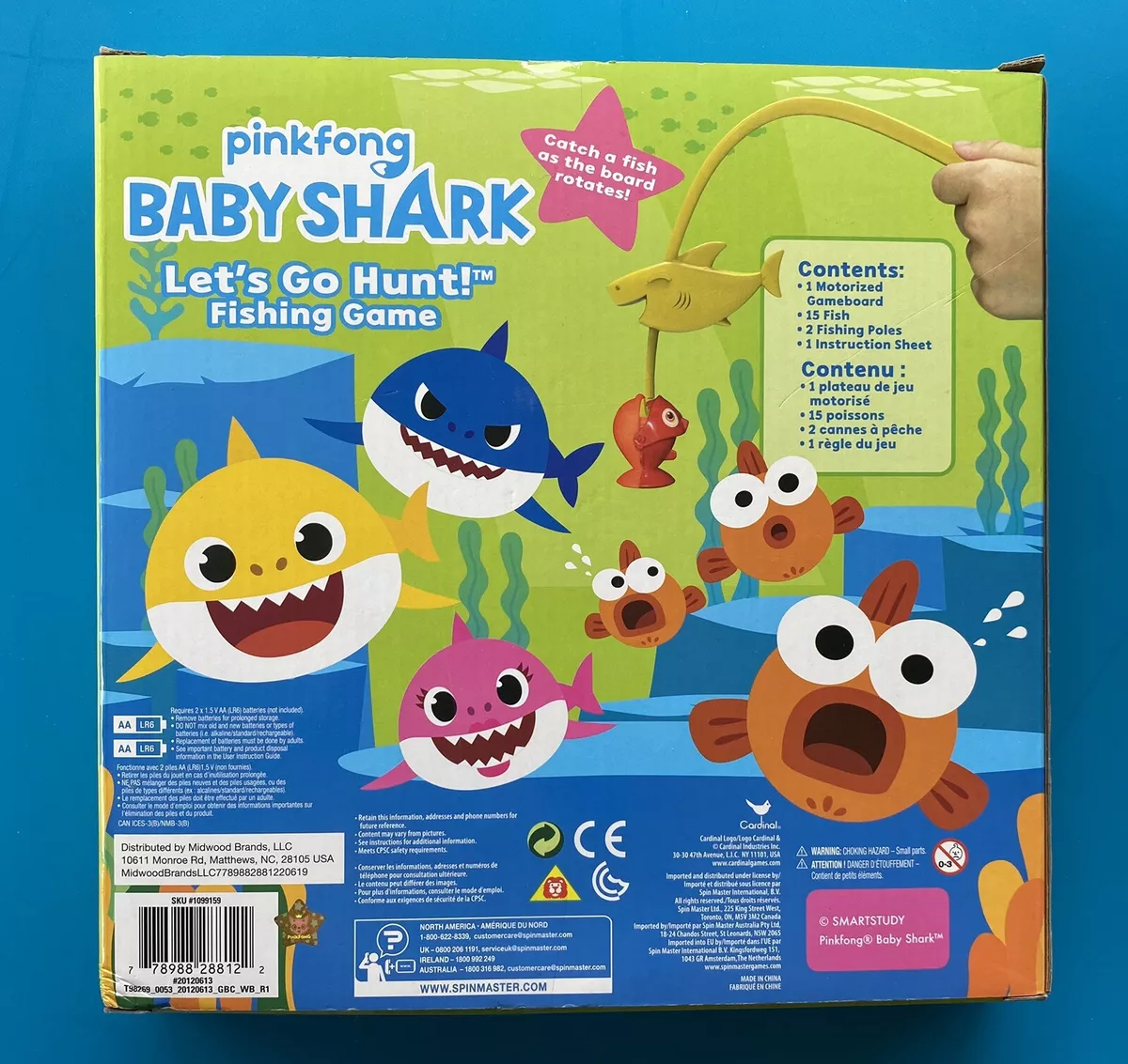 Pinkfong Baby Shark Lets Go Hunt! Fishing Game-BRAND NEW!