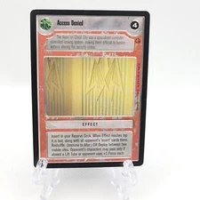 Star Wars CCG Cloud City Limited Black Border BB Light Side LS Access Denied
