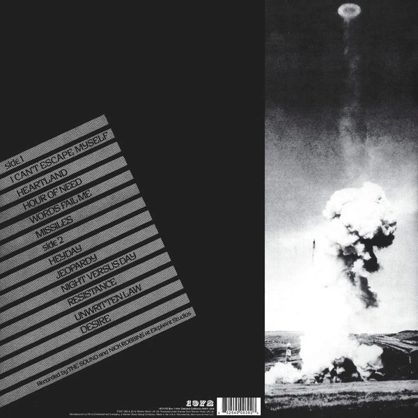 The Sound – Jeopardy (Vinyl, 2012), sehr seltene "1972" US Pressung, neu (M) - Bild 2 von 4