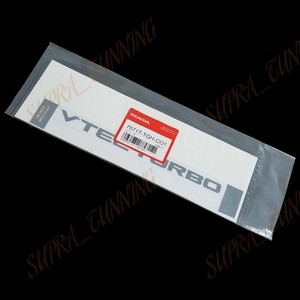For Genuine Honda Cdm Vtec Turbo Window Decal Sticker Civic Type R