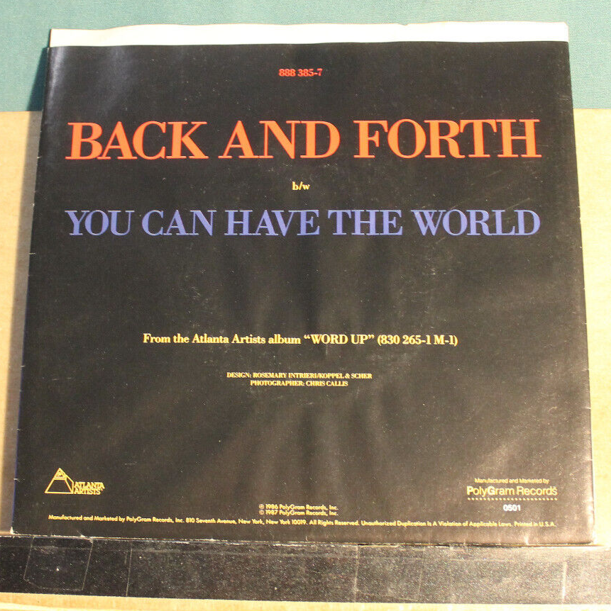 サイン入り景品　CAMEO CAMEO---BACK AND FORTH (1986) | eBay