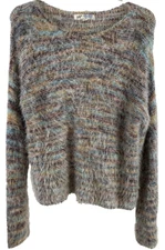 Jolt women’s sweater long sleeve size L hairy look