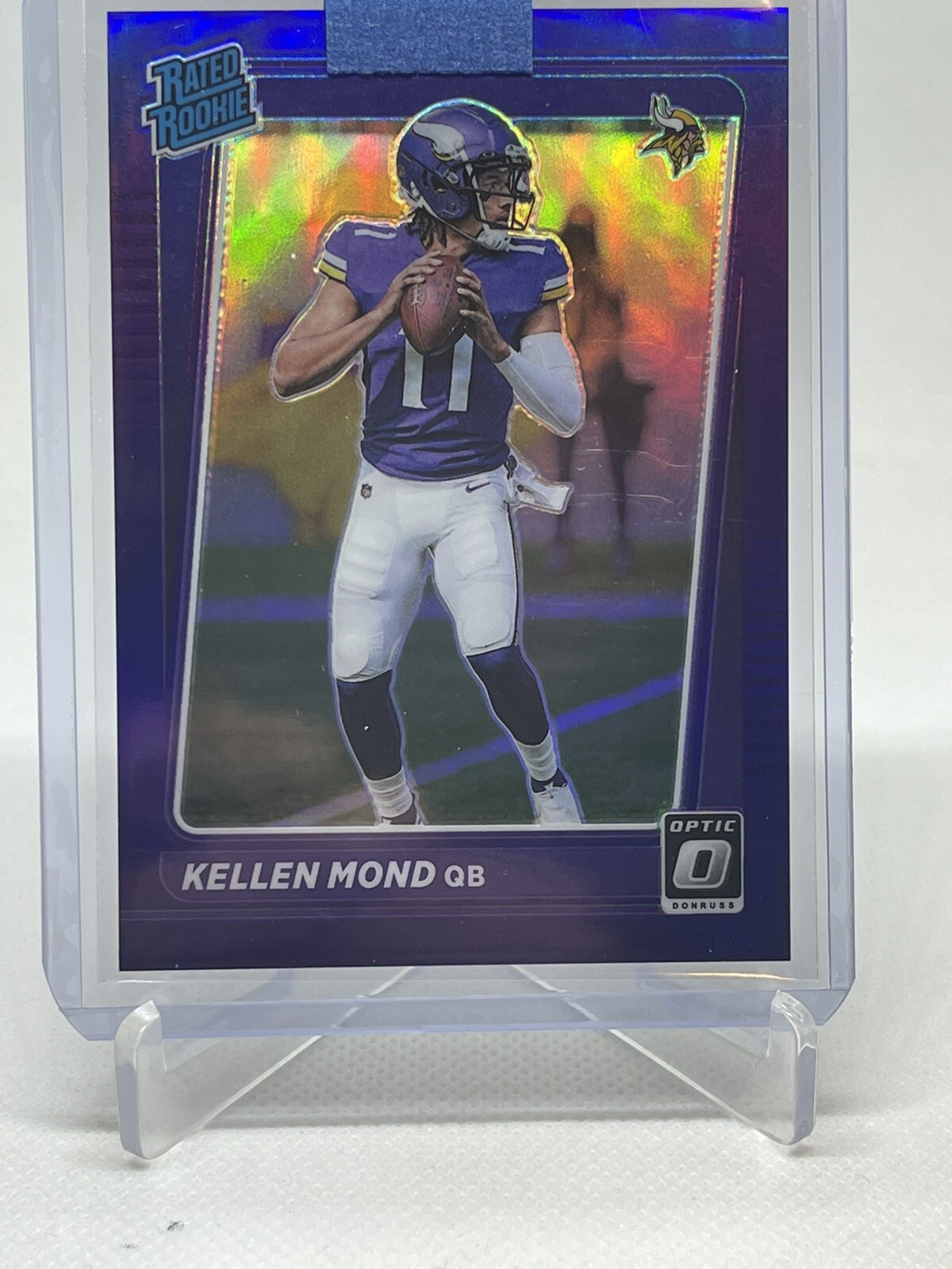 KELLEN MOND 2021 PANINI DONRUSS OPTIC RATED ROOKIE RC #221 PURPLE PRIZM #2/50