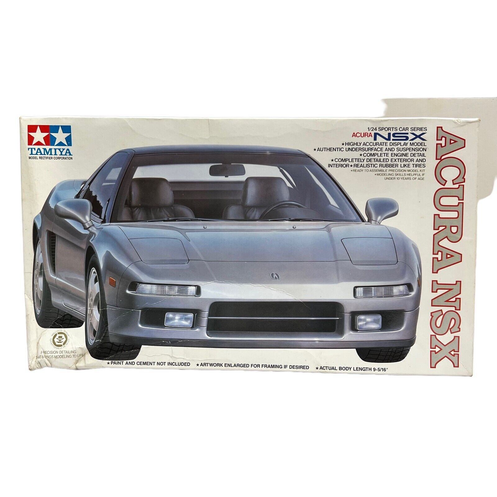 Tamiya Acura NSX 1:24 Scale Sport Car Series Model Kit 24101A