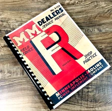 Minneapolis Moline Model R Rts Rtu Tractor Service Repair Workshop Manual Shop