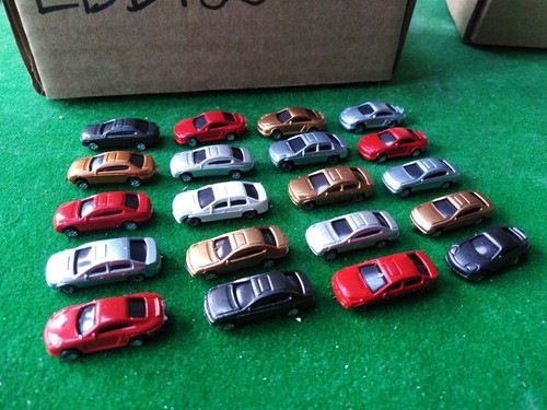 20 Pcs Model Cars model railway Scenery detail Layout Z Scale Z 1:220 - Picture 7 of 10