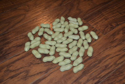 K3- Decorative Plastic Fake Peanuts Lot of 51 approx. 1.5