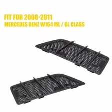 Pair Hood Air Vent Grille Cover Fit Mercedes Benz 08-11 W164 GL ML Class 350 450