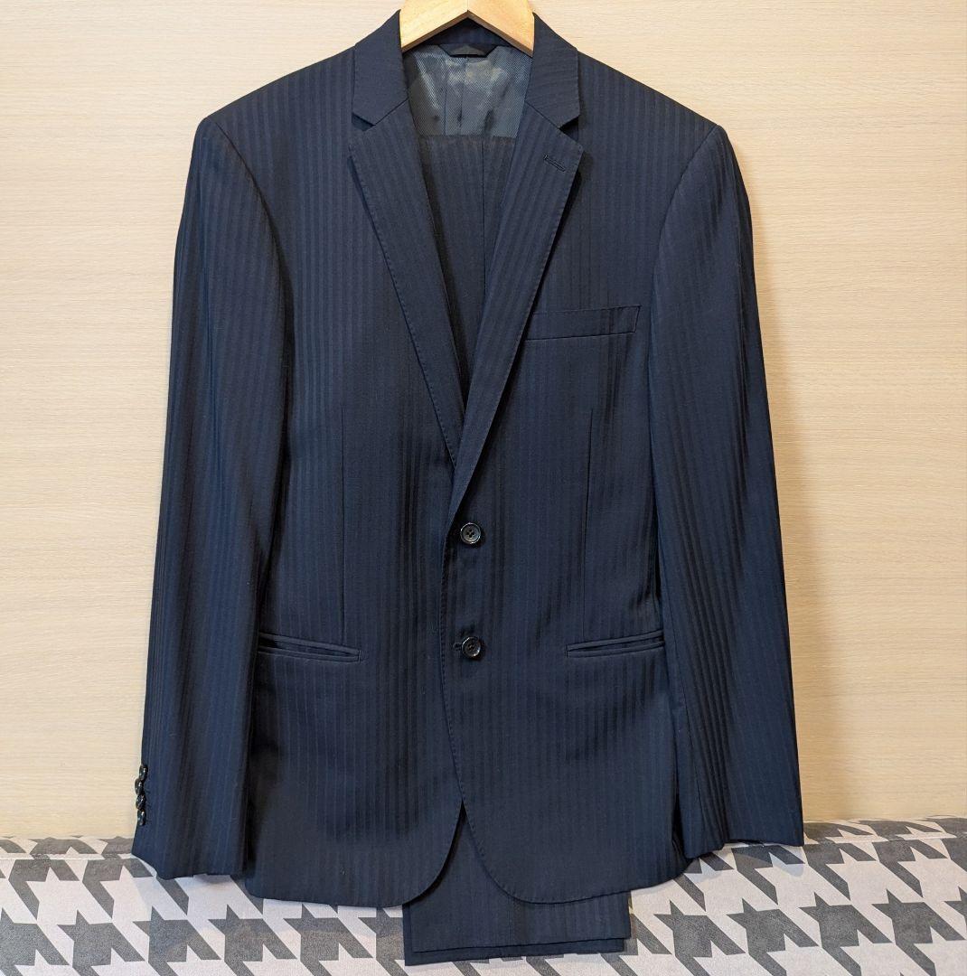 Yohji Yamamoto D'URBAN A.A.R Suit Double Navy Stripe Set Up
