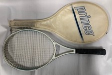 Vtg Prince Tricomp 110 Tennis Racquet Racket 4 1/2 Grip W/Cover A8