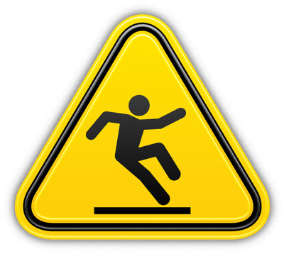 Slippery Road Warning Sign Car Bumper Sticker Decal 5'' x 5''