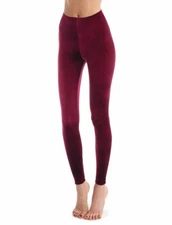 Commando L118818 Berry Perfect Control Velvet Leggings Women's Size XL