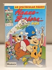 Harvey Classics Hanna Barbera Giant Size 2 Sided Comic Book w/Sleeve & Board 