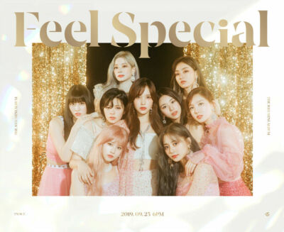 TWICE 全員サイン入り 販促ポスター B2 Feel Special TWICE FEEL SPECIAL 8th Mini Album CD+POSTER+Photo Book+Lyrics