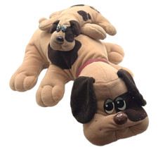 Vintage Tonka Pound Puppy and Momma a plush toy from the 1980s Collectible