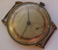 Girard Perregaux mens wristwatch gold filled case 35 mm. in diameter