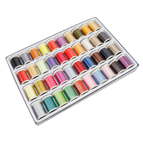 40 Pcs Embroidery Polyester Thread Kit Fabric Sewing Thread 135D/2 Embroidery AU - Picture 1 of 7