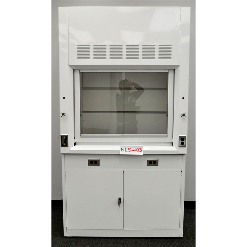 4' Laboratory Fume Hood Exhaust w/ General Storage Cabinet / E1-001