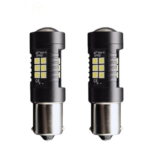 1156 BA15S P21W 21SMD LED Car Tail Backup Reverse Light Bulbs 1200Lm White F1 - Picture 1 of 6
