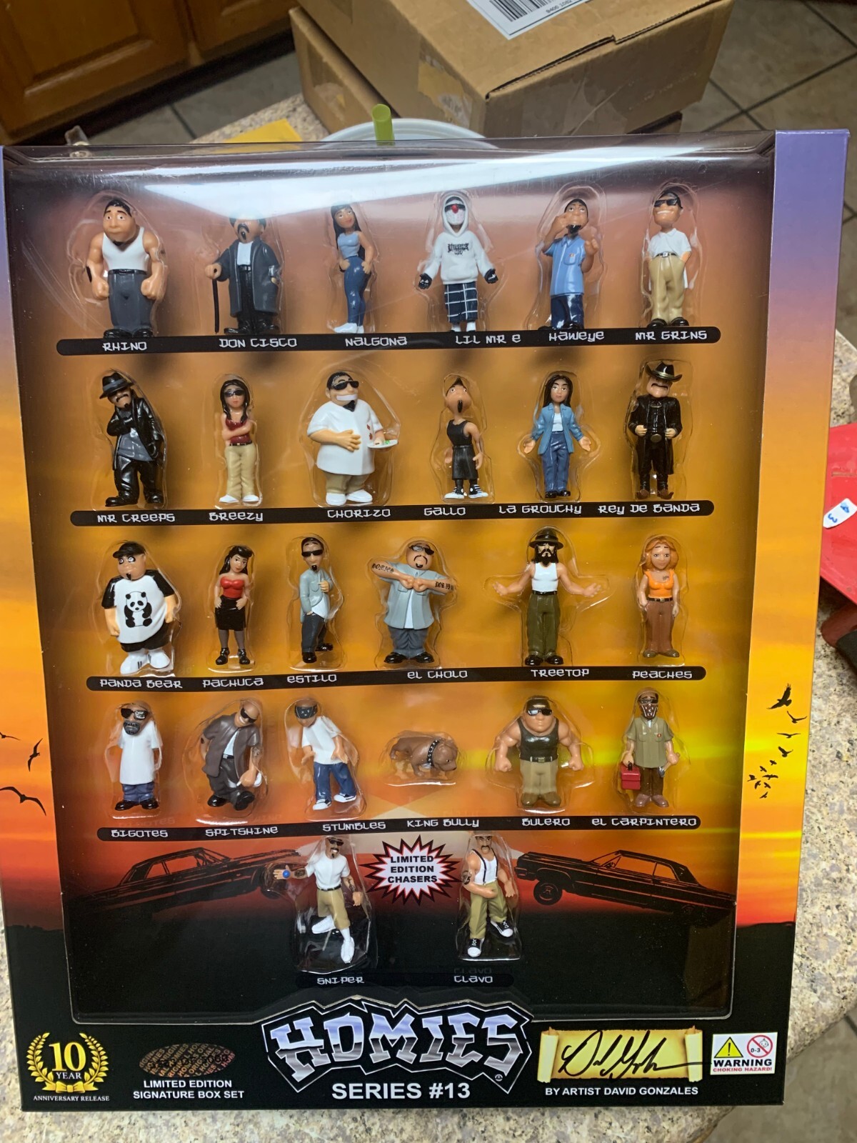 Homies Series 13 Signed Master set, numbered to 5K w/certificate, 26