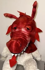 Red Dragon Plush Head Hood Mask Only Halloween Costumes Accessories