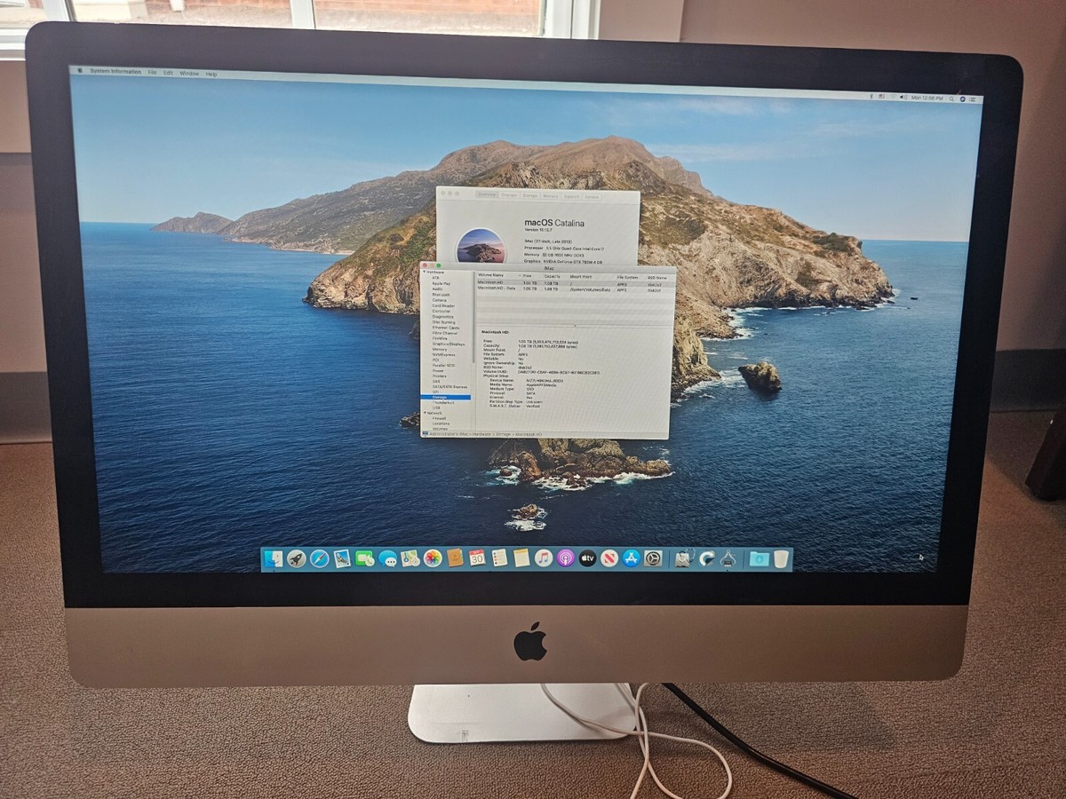 Apple iMac Late 2013 27” Intel Core i7 3.50 GHz 32GB RAM 1TB