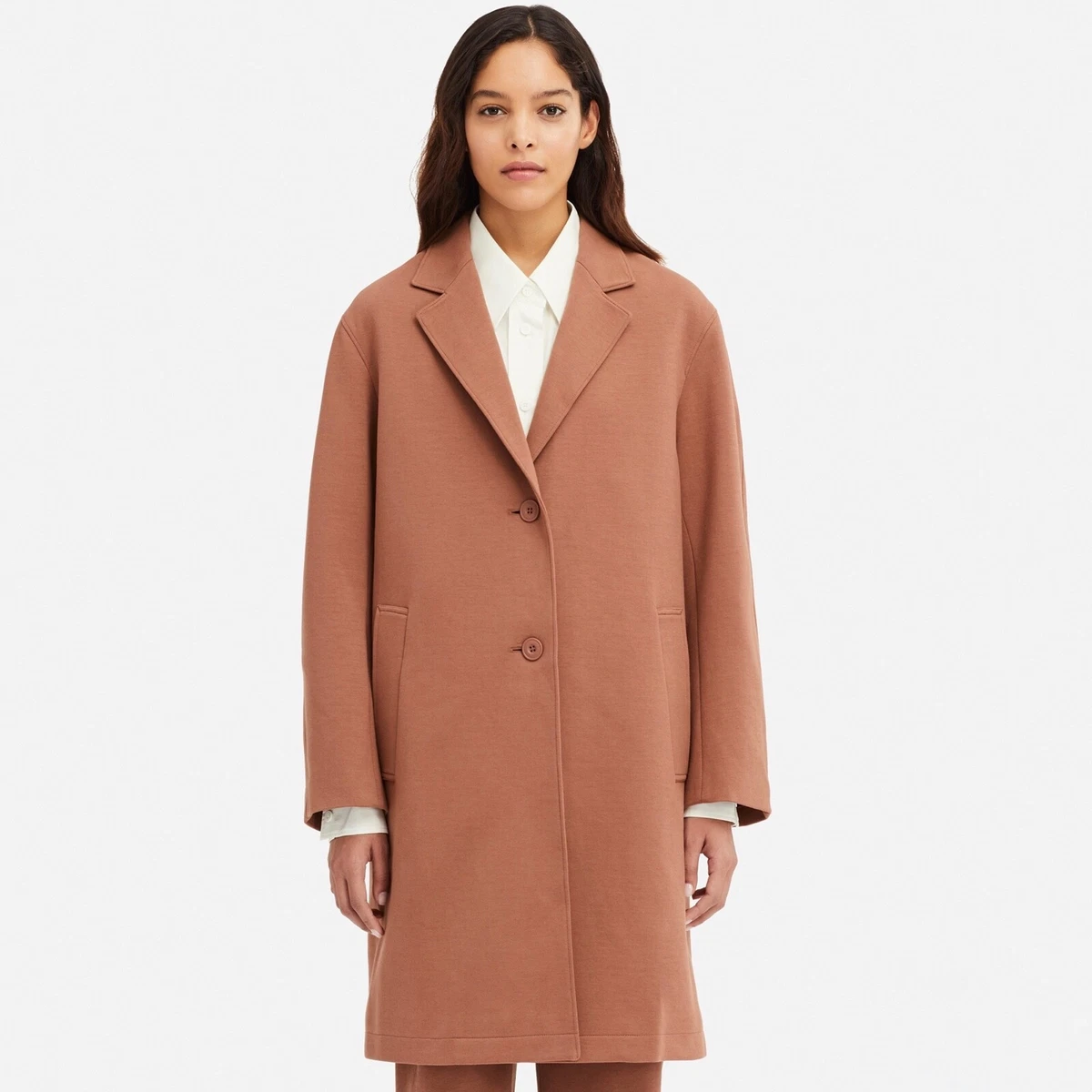 Uniqlo u double face coat discount