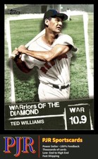 2020 Topps #WOD-12 Ted Williams Boston Red Sox  Warriors of the Diamond