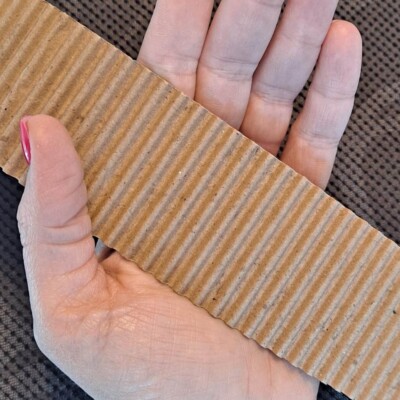2'' wide Singleface Cardboard Rolls, 60 FT, 1/8'' B-flute - Crafts, Wrap, Pet Toys