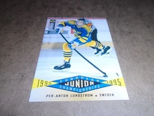 1995-96 Collector's Choice PER-ANTON LUNDSTROM  Sweden #346