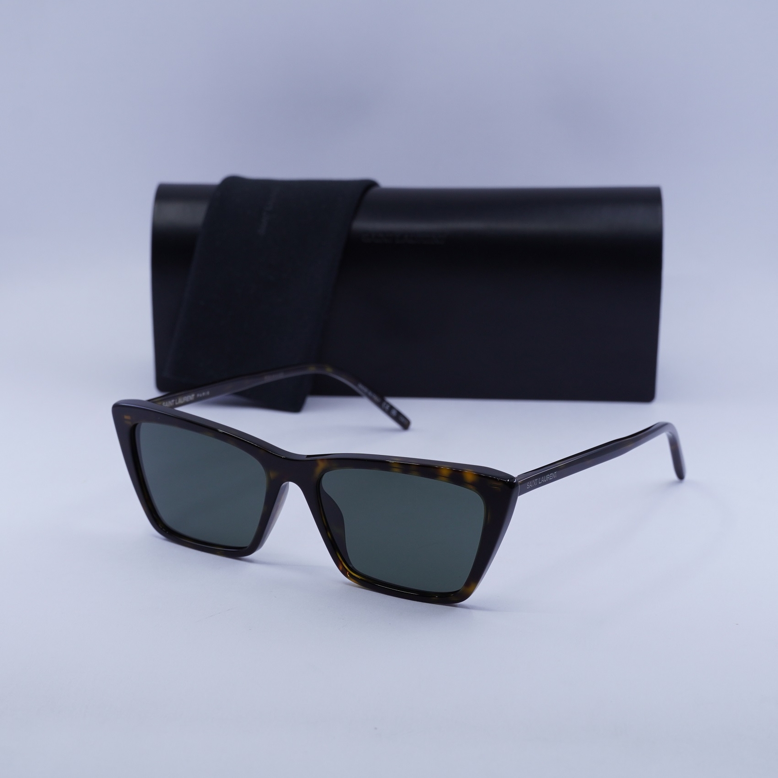 Occhiali da sole Saint Laurent SL737 MICA THIN 002 avana grigio 54 16 145 nuovi