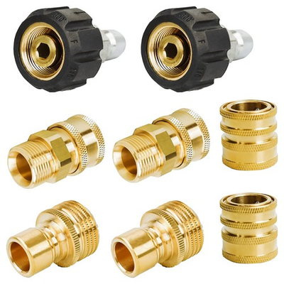 #ad Pressure Washer Adapter Set Quick Disconnect Kit M22 Metric Male Thread Qui... $29.04