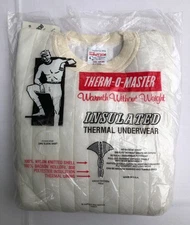 Therm o Master Long Sleeve Shirt Thermal Cream Ivory Mens Large L