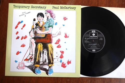 12" UK Paul McCartney TEMPORARY SECRETARY~RARE (Beatles) NM-